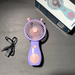 mini USB fan with cartoon ears for kids