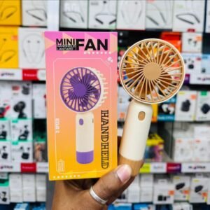 mini handheld fan with lanyard for neck hanging use
