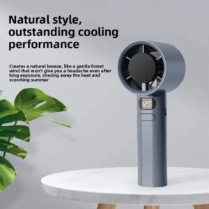 M11 Pro High-Speed Handheld Fan – USB Rechargeable Turbo Mini Fan with Infinite Speed Control | Portable Cooling Fan for Summer