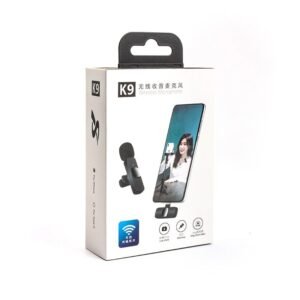 portable K9 wireless mic for smartphone vlogging setup